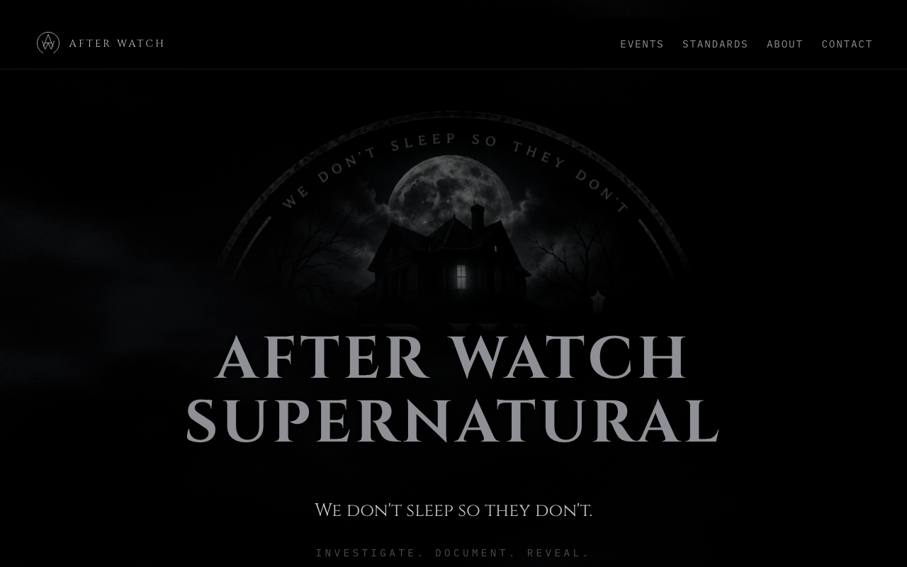 The After Watch Supernatural home page